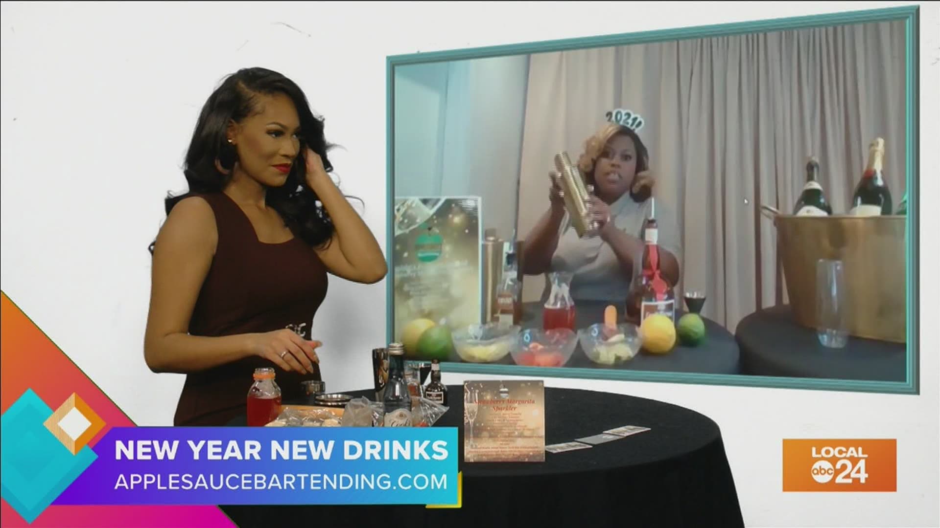 Celebrate 2021 with this DIY Cocktail recipe with Carmen D. Barfield, owner of Applesauce Bartending. Join the conversation!