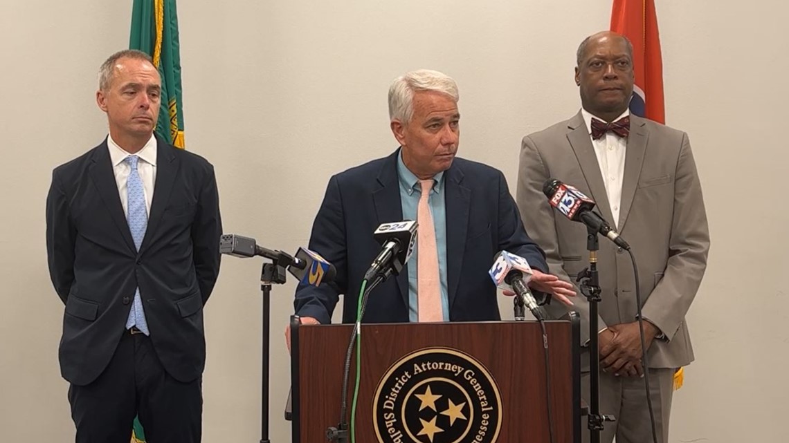 Shelby County DA news conference on Gershun Freeman case - Vimarsana News