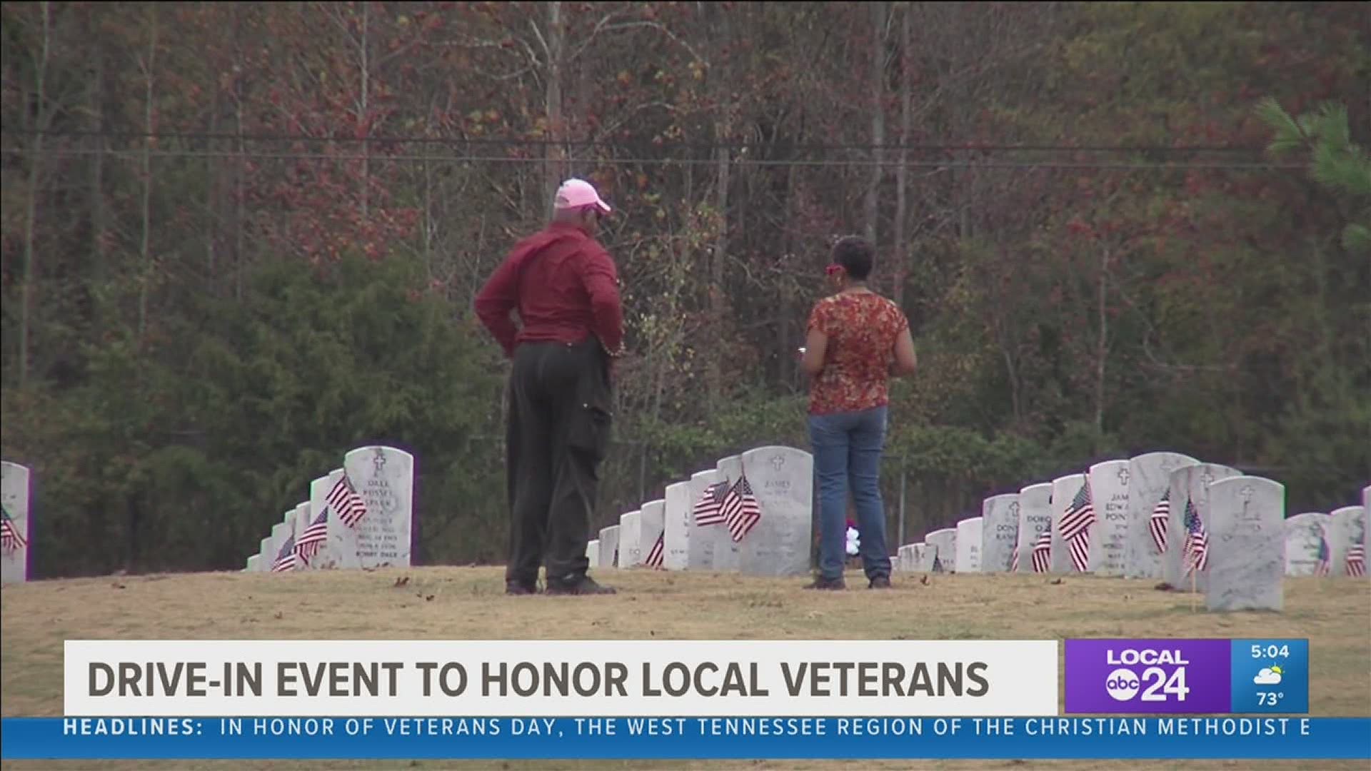 At 7:00 p.m. on Veterans Day, a service honoring veterans will be held at the Malco Drive-In Theater on Summer in Memphis.