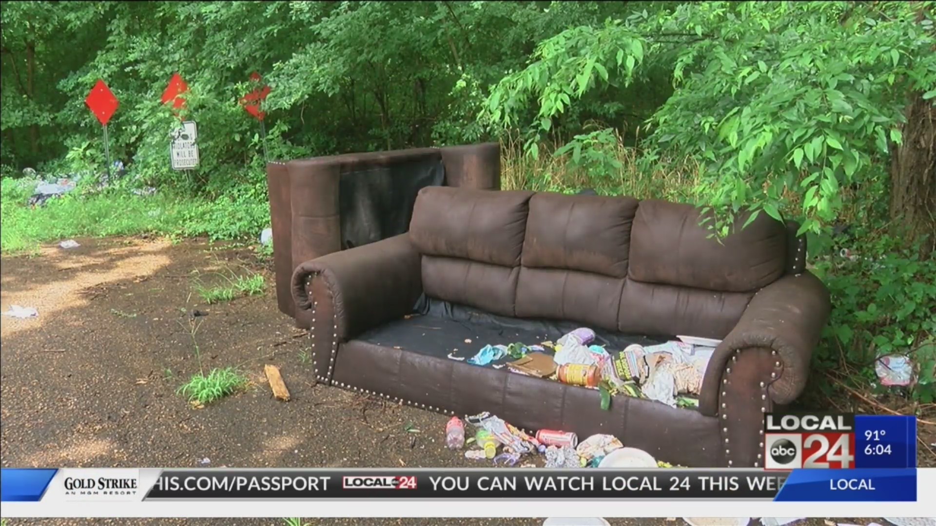 Northaven residents say their street is a danger zone with illegal dumping
