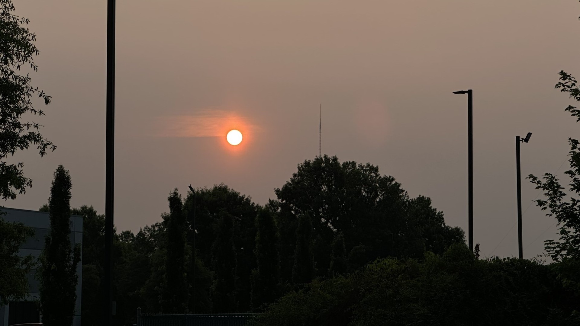 Meteorologist Trevor Birchett explains that smoke from hundreds of wildfires in Canada has made it to Memphis, causing hazy skies and low air quality.