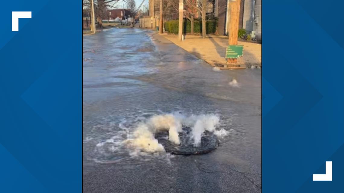 Water main break impacts downtown Memphis