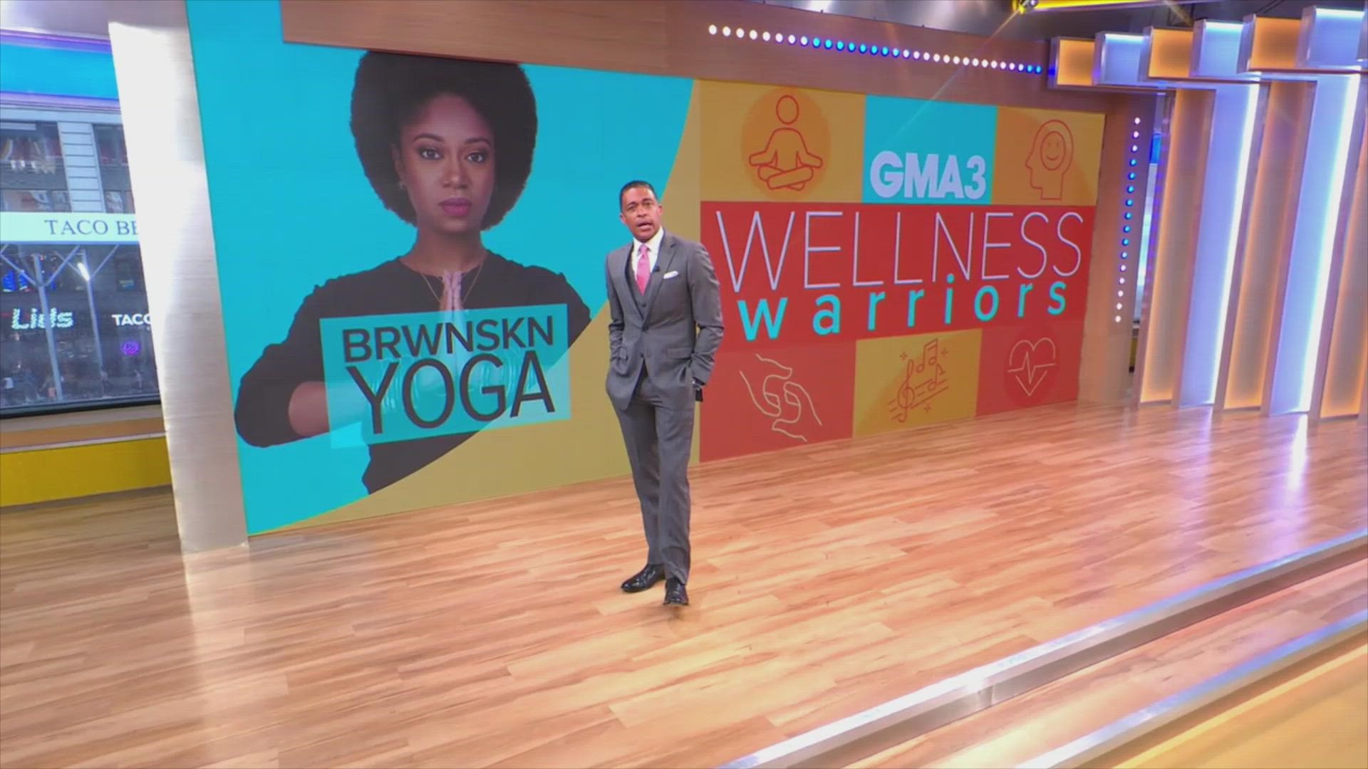 Good Morning America launched its "Wellness Warriors" series Monday, and featured the good work being done by Shawandra Ford and her Brwnskn Yoga studio.