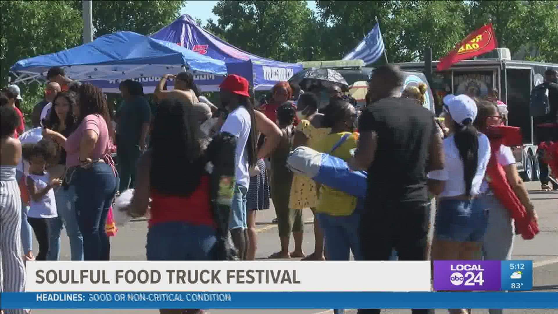 Tiger Lane held the 5th annual Soulful Food Truck Festival on Sunday.