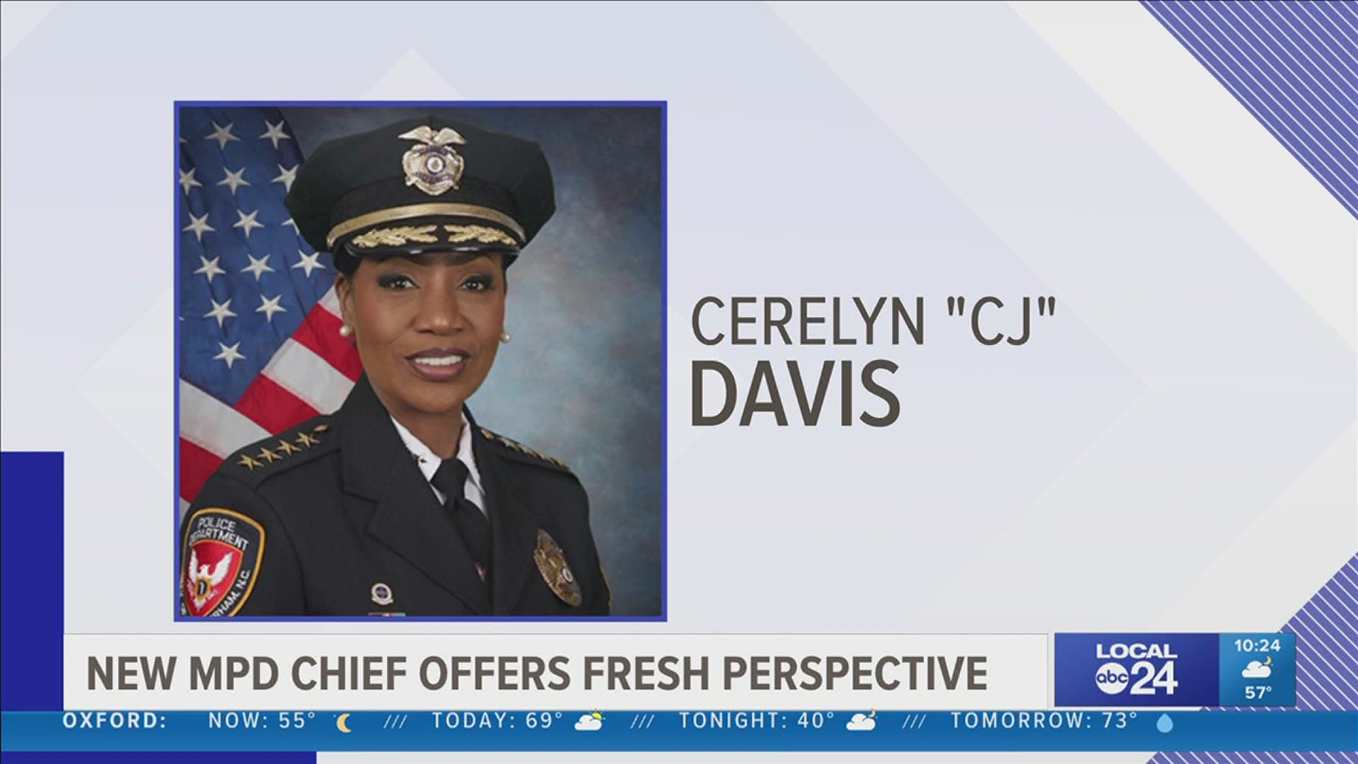 Cerelyn “CJ” Davis picked by Mayor Strickland to be new director of Memphis Police Department.