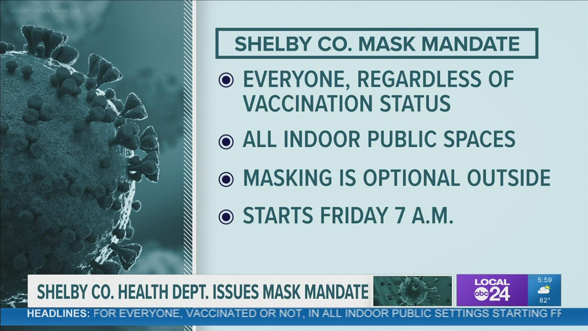 Dr. Michelle Taylor told commissioners a universal mask mandate needed to happen quickly to slow the COVID-19 transmission rate in Shelby County.