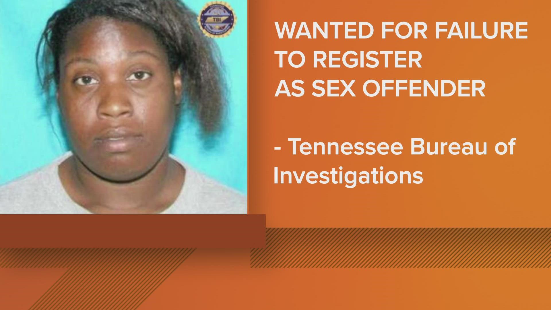 According to Tipton County Sheriff's Office, Linda Diane Tipton failed to register as a sex offender.