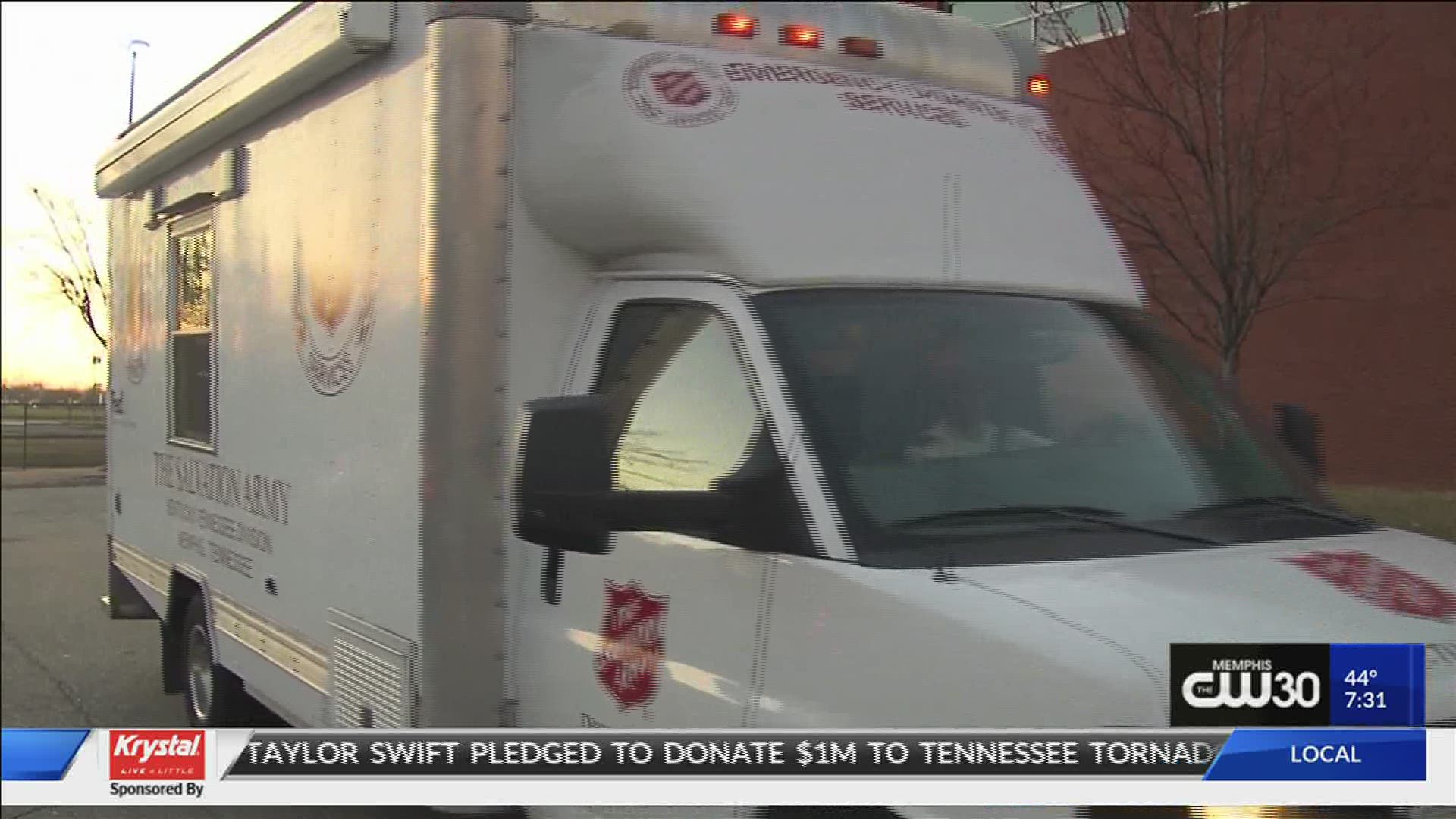 Friday, volunteers from the Salvation Army of Memphis rolled out with a mobile kitchen to help those affected by tornadoes earlier this week across Middle TN.