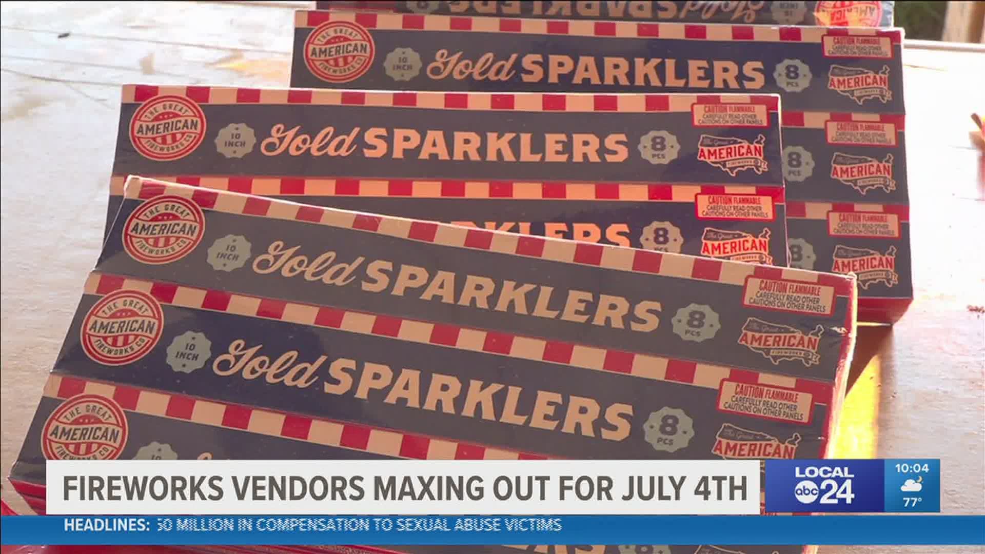 As you shop for the Fourth of July, add fireworks to the list of items that are going to be more expensive.