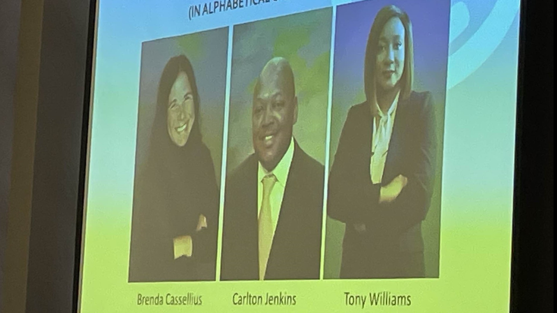 Dr. Brenda Casselius and Dr. Carlton Jenkins were announced with Toni Williams as finalists. The MSCS Board said they want to see more names before they proceed.