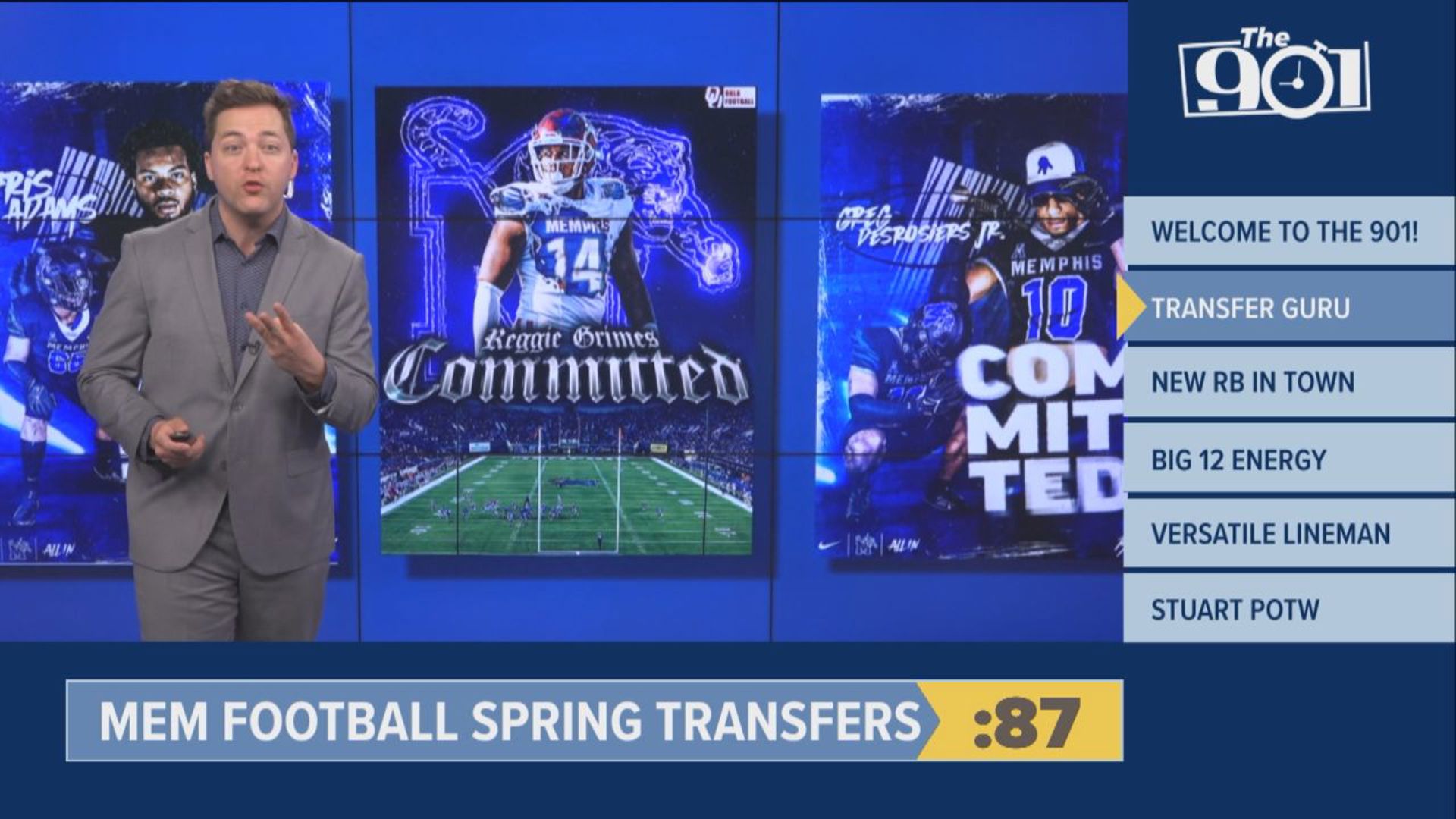 Head coach Ryan Silverfield and the Memphis Tigers secure three key transfers during the Spring transfer window.