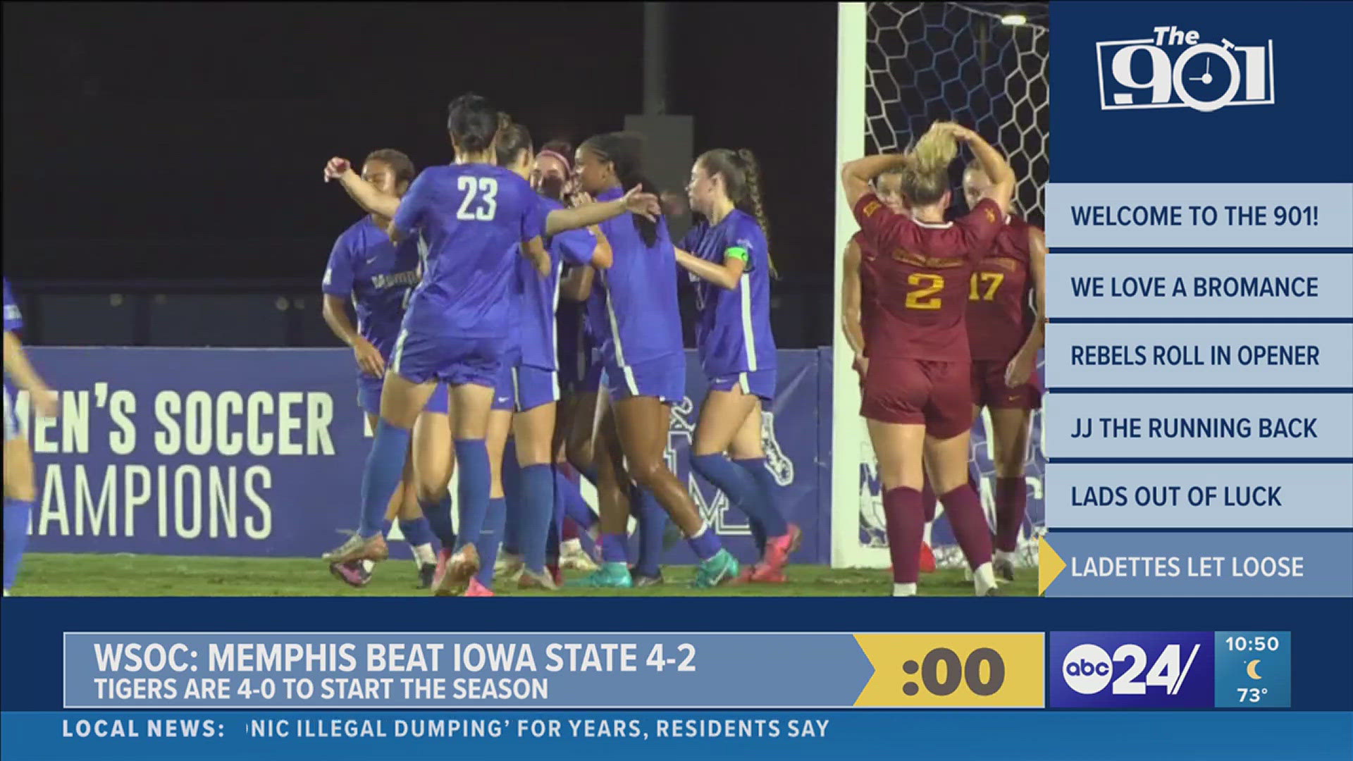 The No. 6 ranked women Tigers are undefeated on the season after a 4-2 win over Iowa State. The Men now fall to 1-3 on the season with 3-0 loss to Central Arkansas.