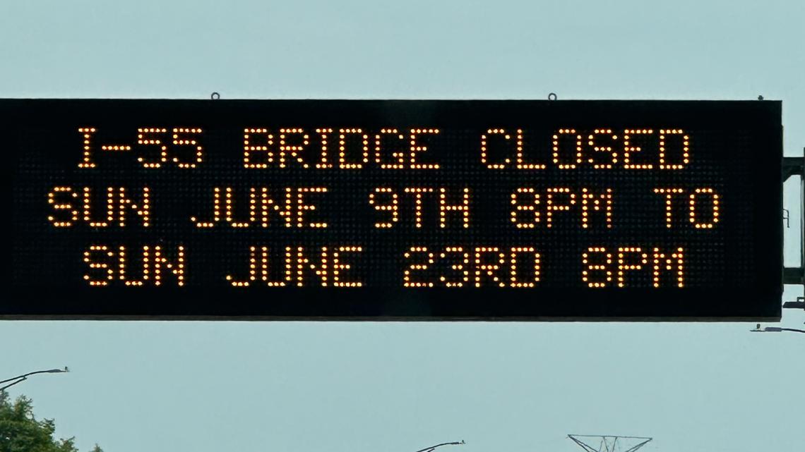 TDOT New traffic pattern to take effect when I55 bridge reopens