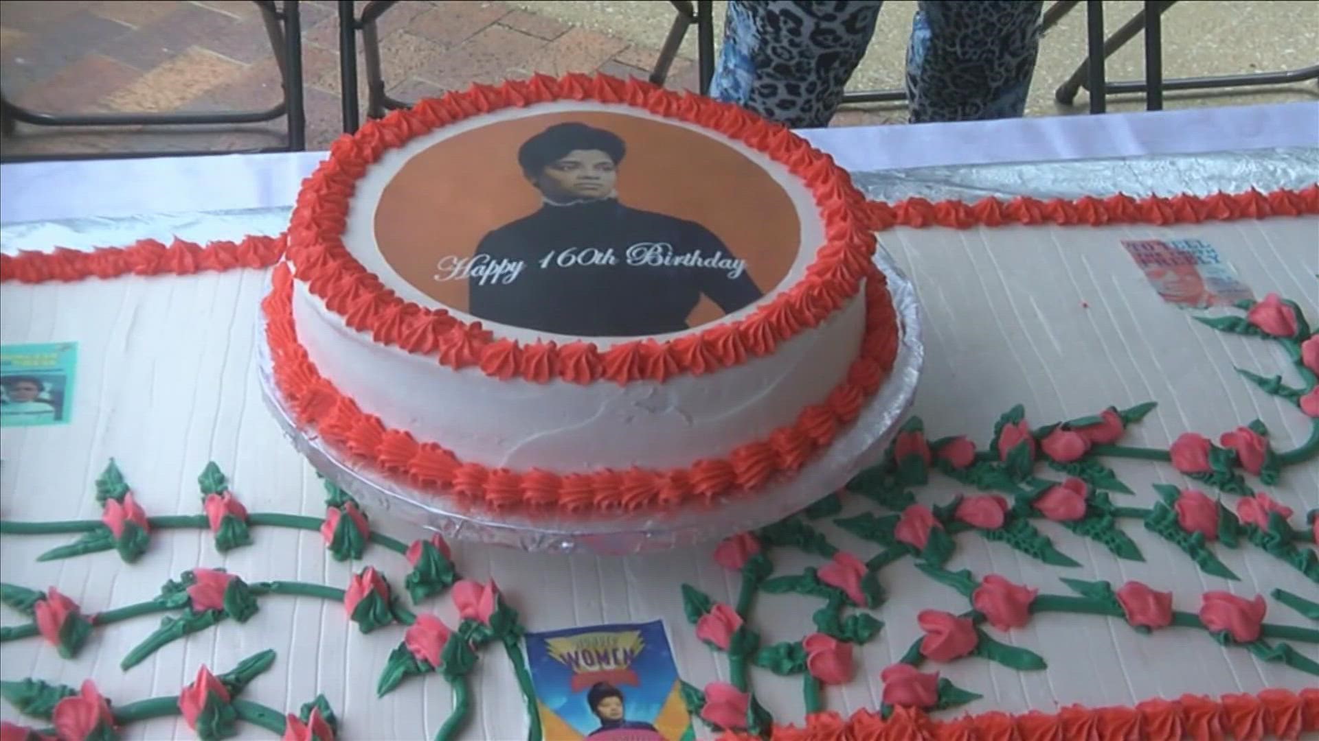 Memphis journalist and activist Ida B. Wells was honored on Saturday with a groundbreaking for a plaza in her namesake. A second phase of the dedication is also set