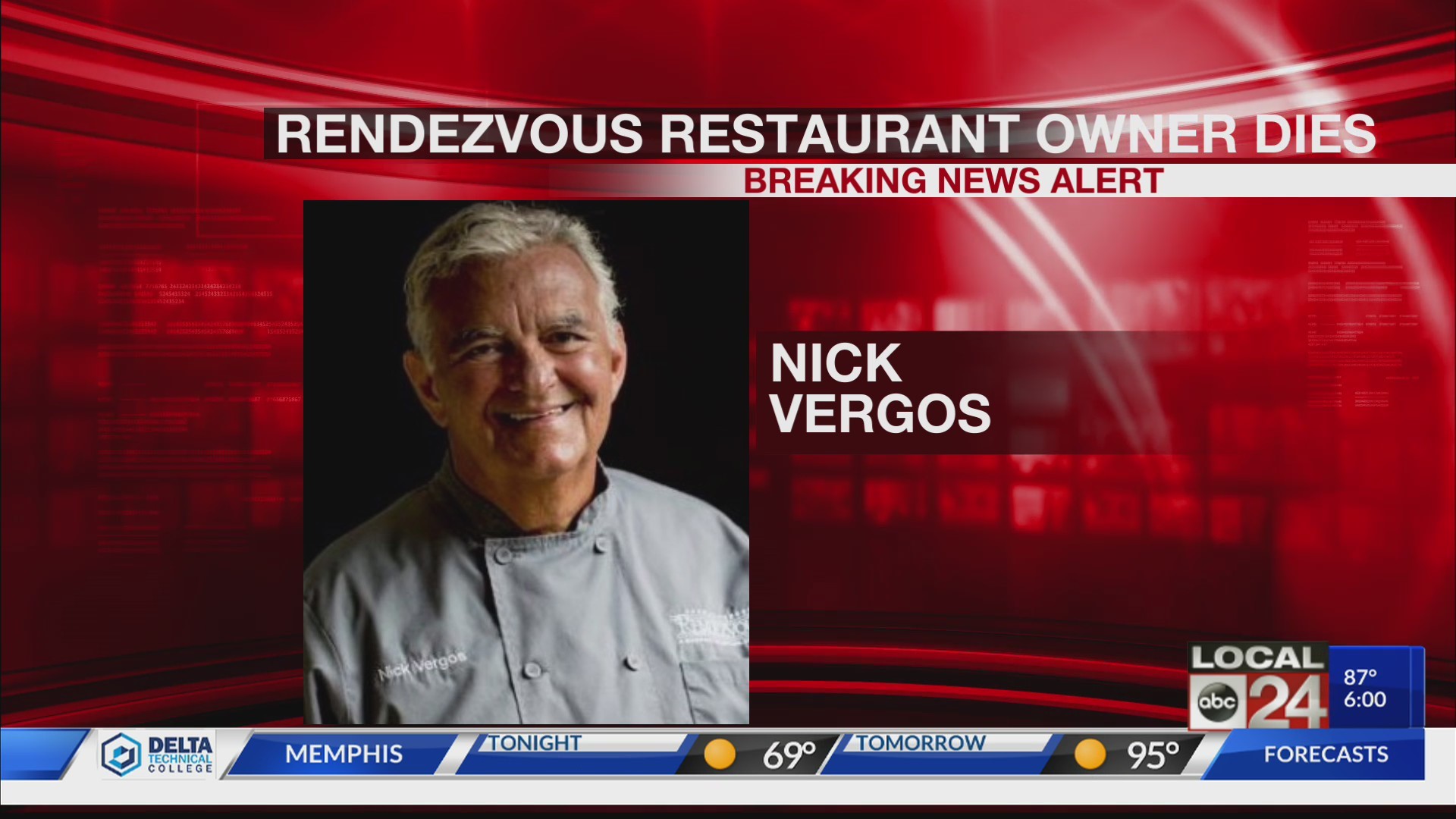 The Rendezvous' Nick Vergos passes away