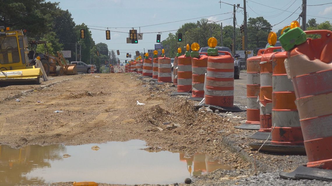 Prolonged Elvis Presley Boulevard project sparks frustration