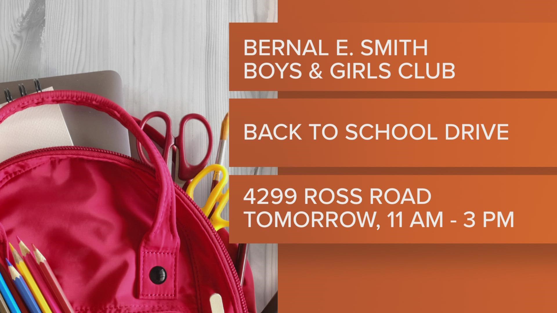 Free haircuts for boys as well as facials and manicures for the girls will be at 4299 Moss Road at the Bernal E. Smith Boys & Girls club.