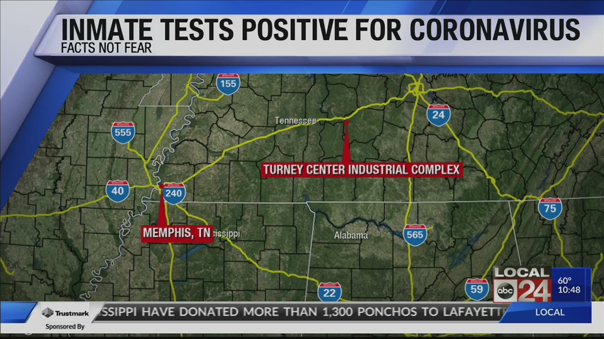 TDOC reports Hickman County inmate tests positive for COVID19
