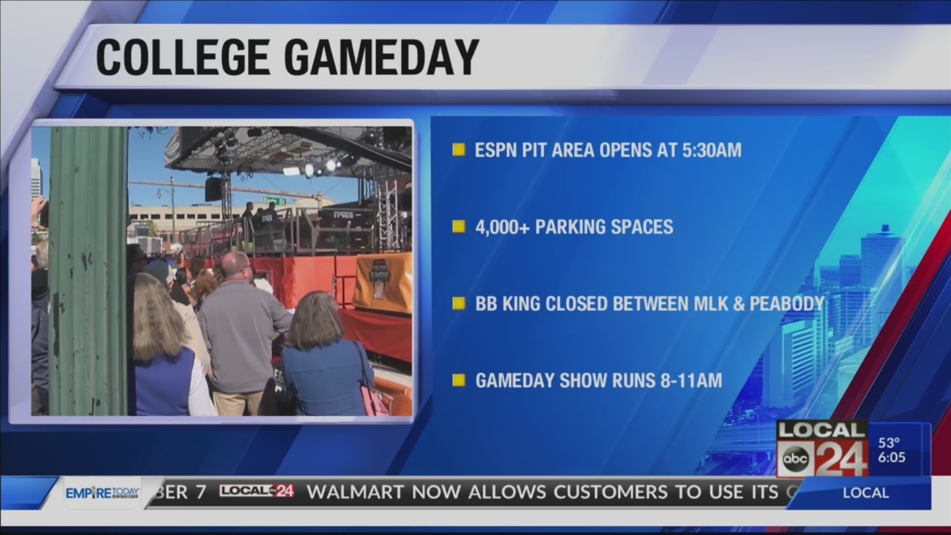 What you need to know for College GameDay - 6PM