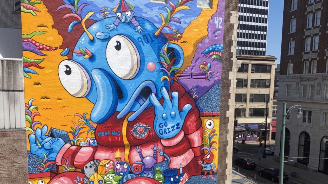 Downtown Memphis mural raises funds for St. Jude patients - Vimarsana News