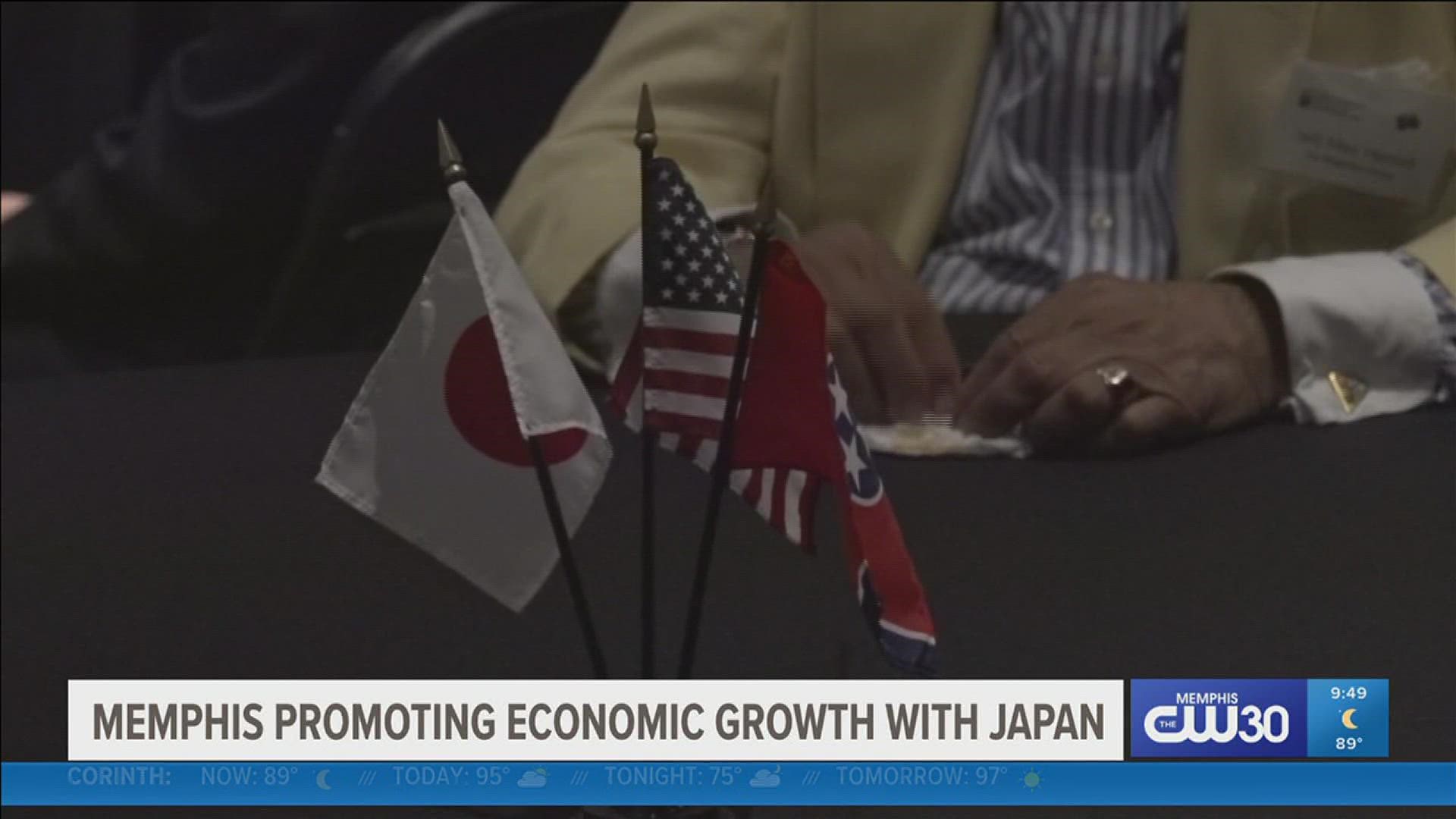 Memphis Mayor Jim Strickland said over 5,000 Shelby County residents are employed by Japanese companies and he hopes to see that number grow.