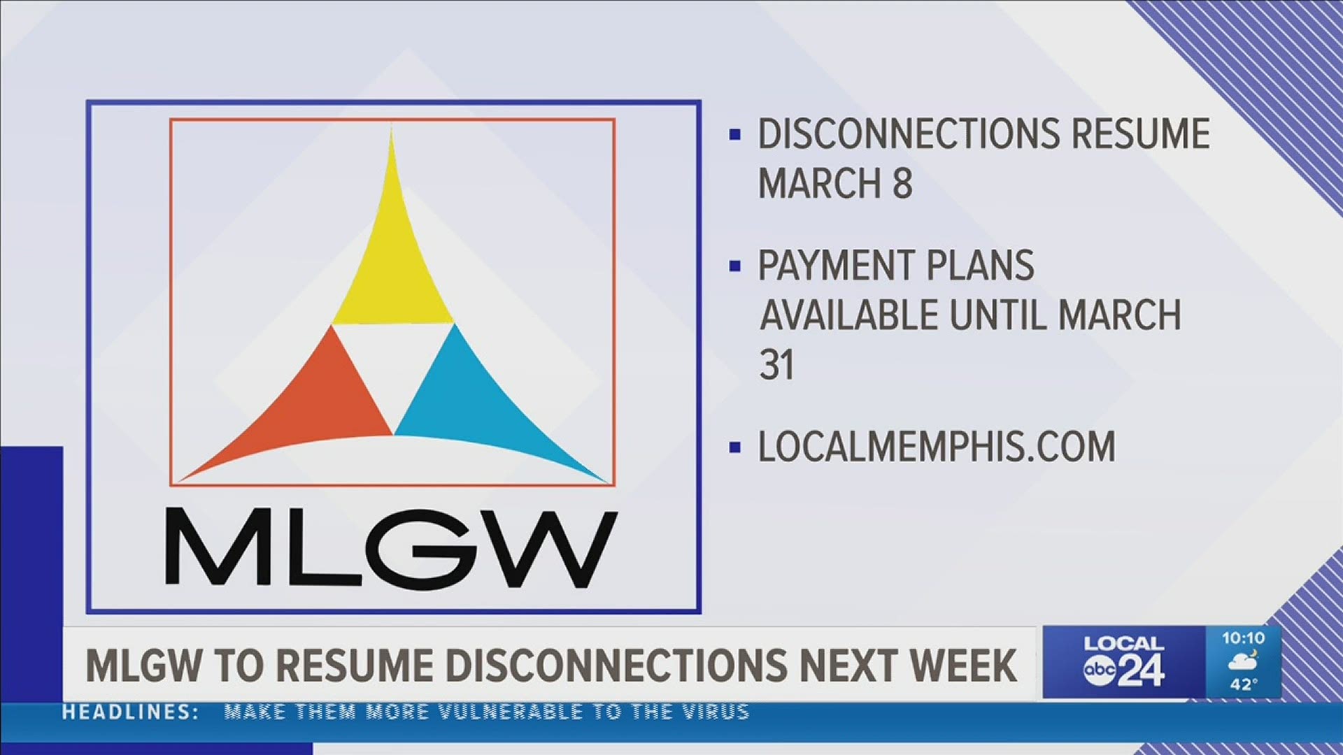 MLGW made the announcement March 1 to resume disconnections for non-payment