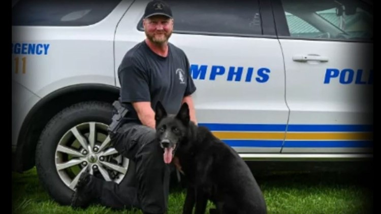 Memphis Police mourn death of retired MPD K9 'Blek'