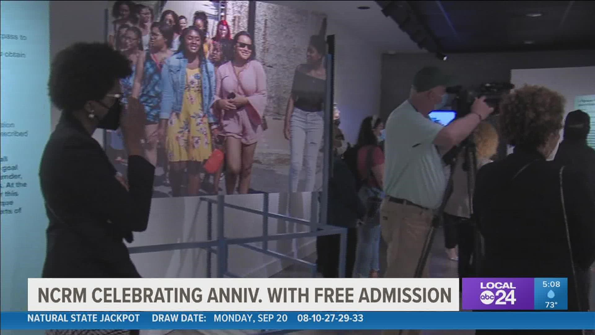 The National Civil Rights Museum in downtown Memphis is celebrating its 30th anniversary with free admission for visitors on Saturday.