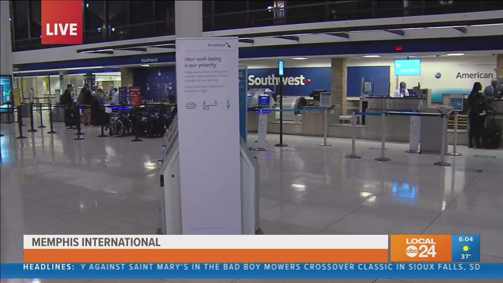 The TSA reports Friday saw the second highest number of fliers since the start of the pandemic