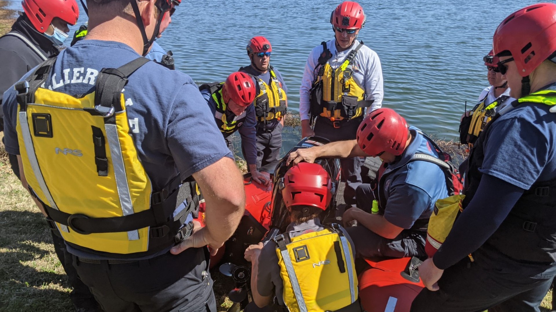Firefighters completed their third and final swift water rescue training, before heading to Alabama to be certified.