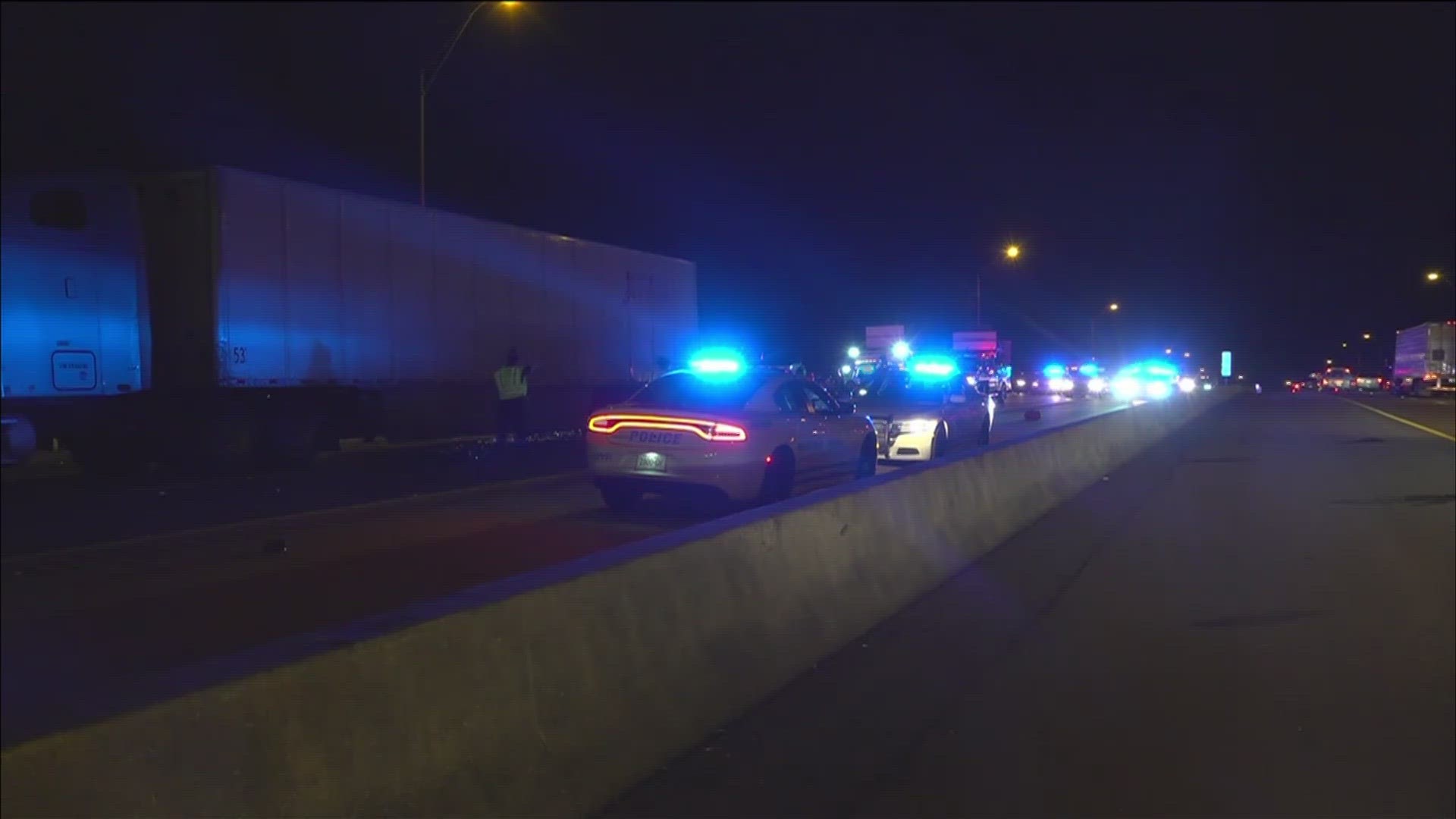 Westward lanes were blocked on I-40 near Covington Pike Friday night after two separate car crashes, according to TDOT and the Memphis Police Department.