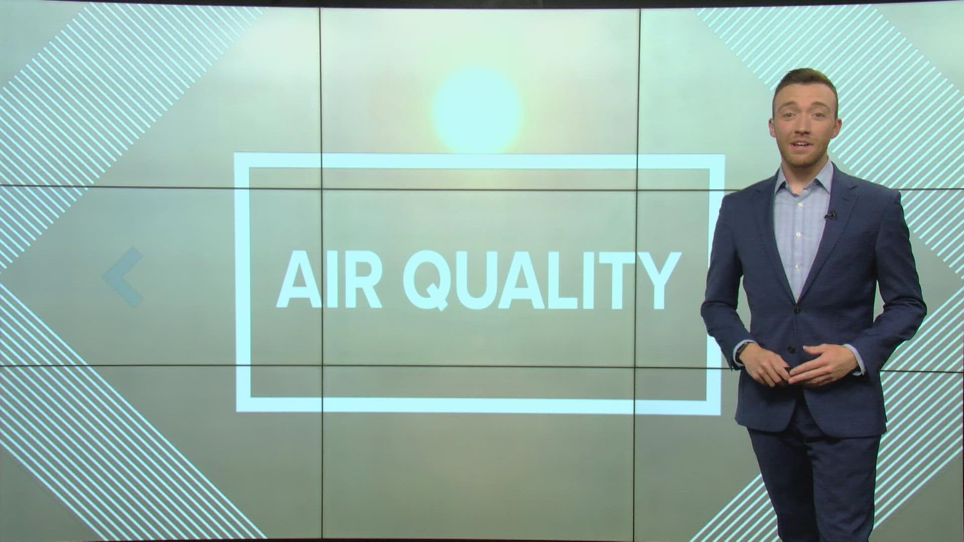 Meteorologist Trevor Birchett explains what a 'Code Orange' air quality alert means, and what the other levels of an air quality alert are.