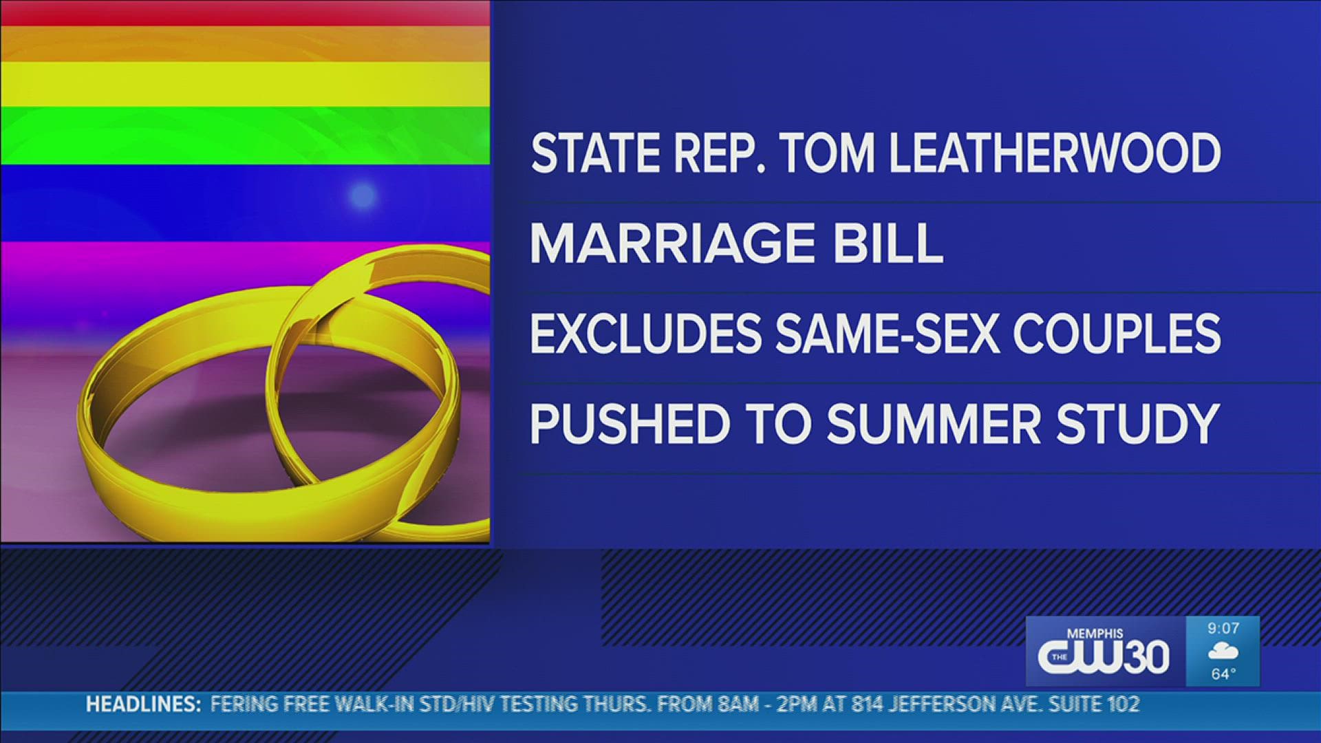 Anti-LGBTQ marriage bill dead for Tennessee session localmemphis picture