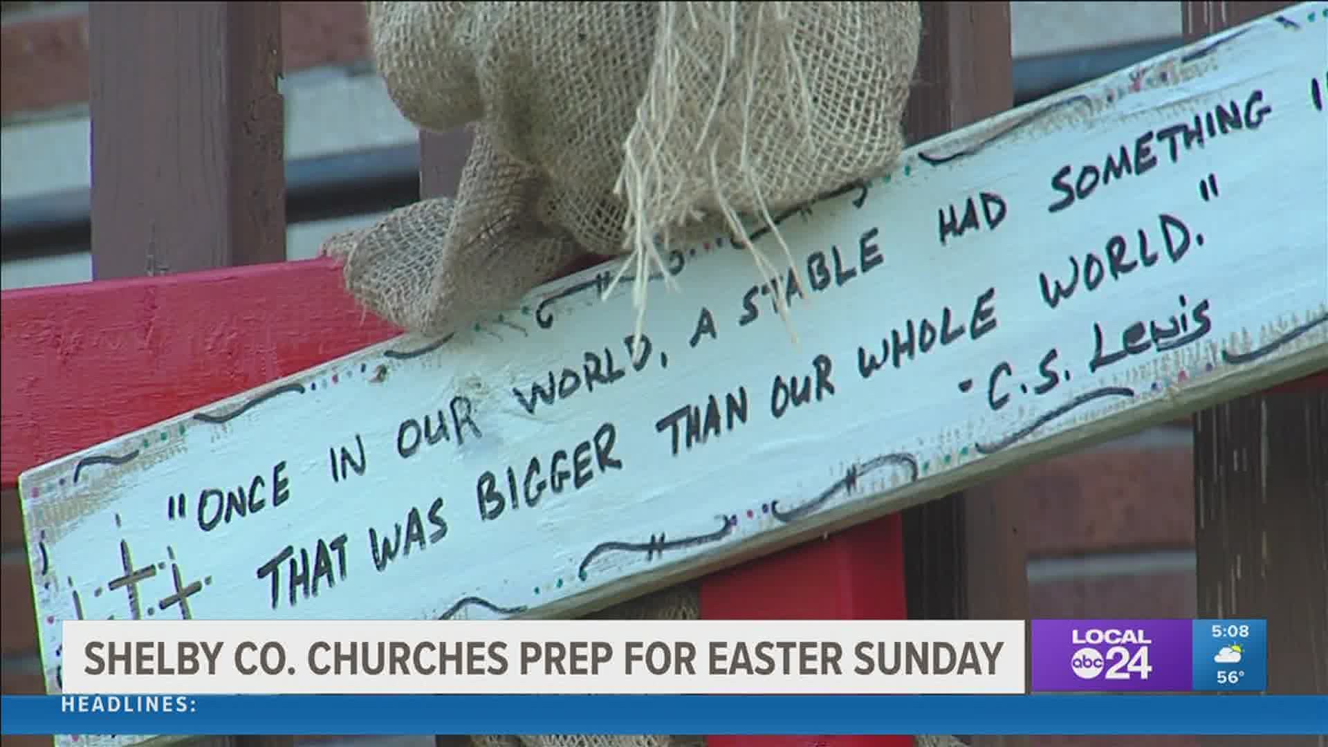 On Good Friday, churches in Memphis are preparing for their Easter services. Some will remain virtual, others will return for the first time.