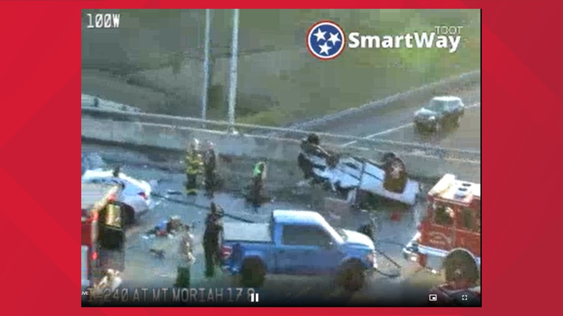 1 dead, 2 injured after crash on Mt. Moriah and I240