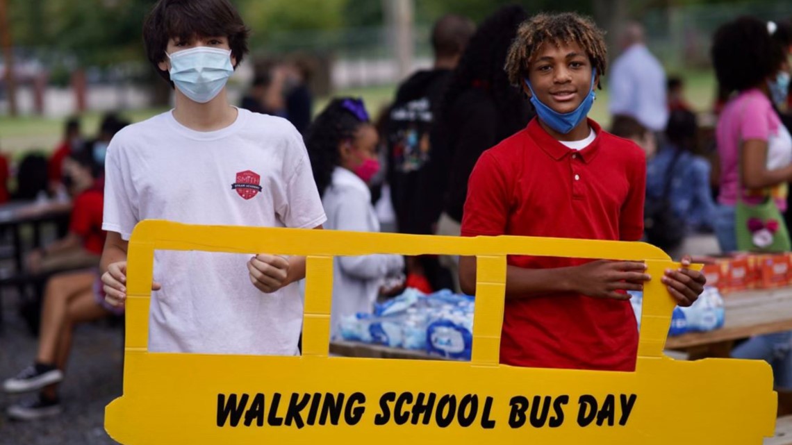 National Walk to School Day at Maxine Smith STEAM Academy - Vimarsana News