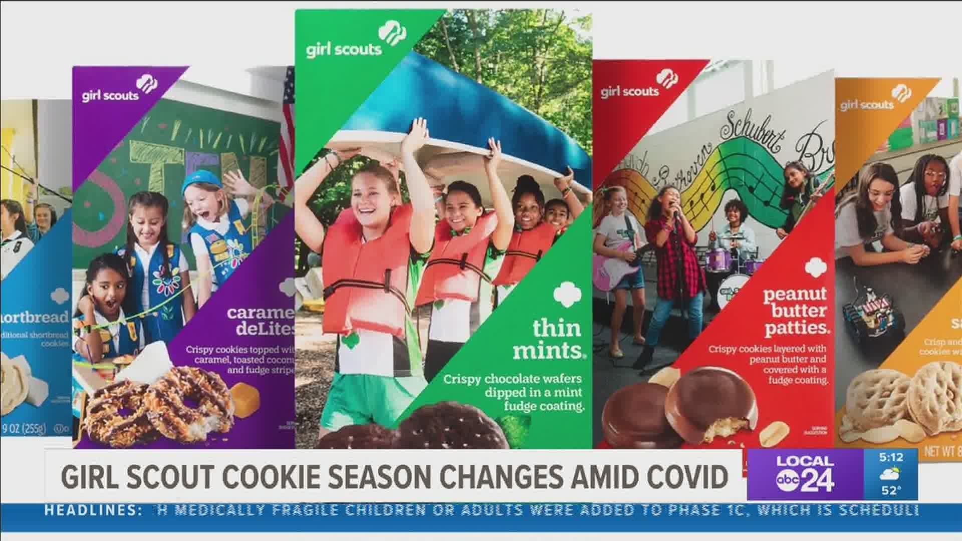 Cookie booths will soon start to pop up around the Mid-South and this year Girl Scouts are being creative to reach more people safely.