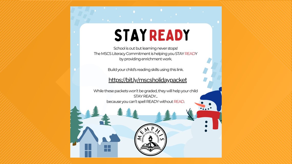 Mscs offering literacy winter packets for 3rd 4th graders
