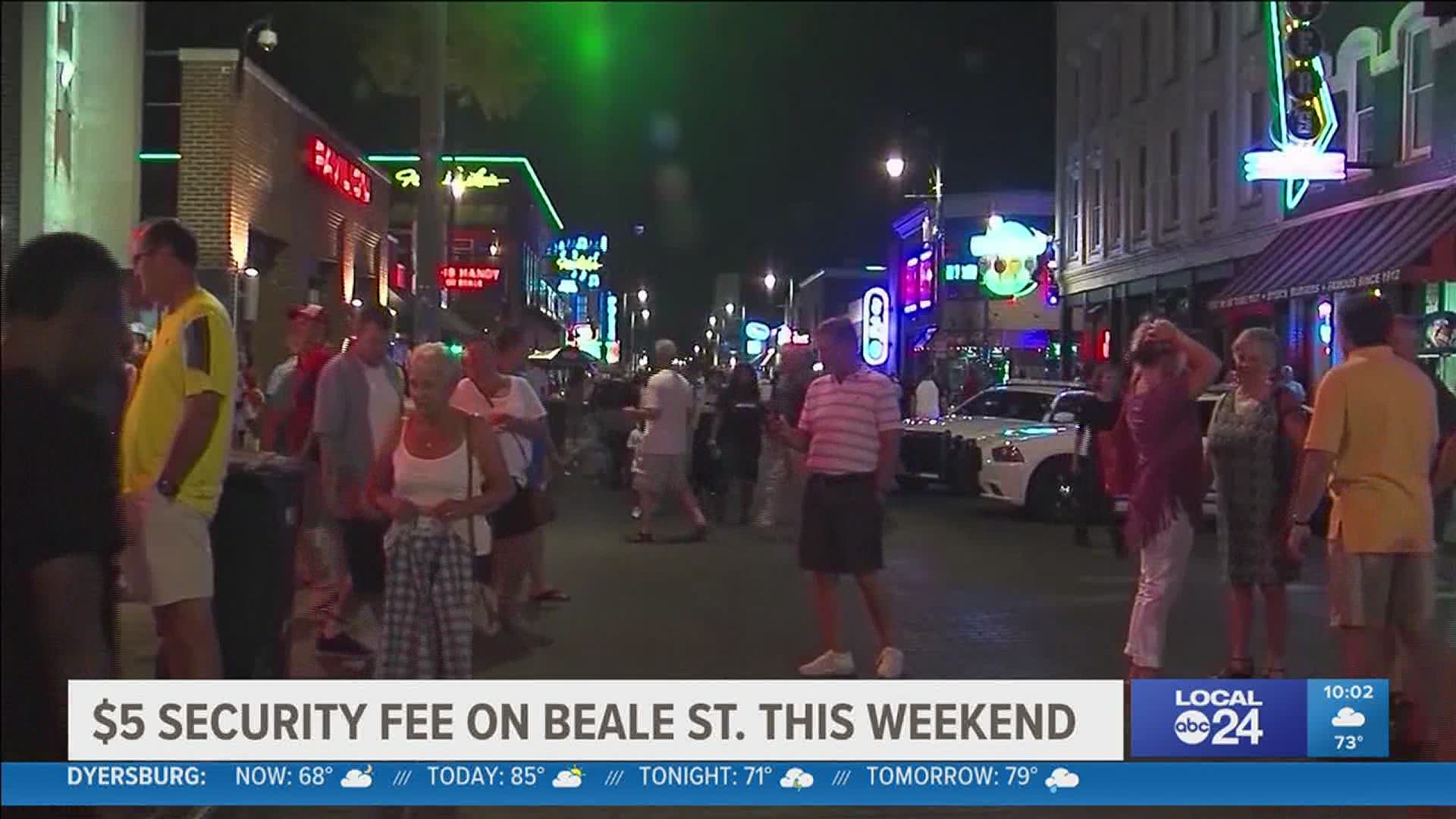 Beale Street Security Fee Take Effect Memorial Day Weekend Localmemphis Com