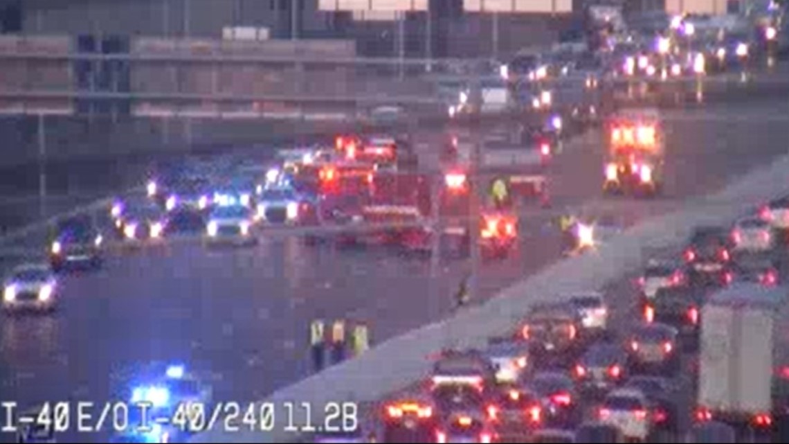 Crash on I-40 and Sycamore View has traffic backed up for miles - Vimarsana News