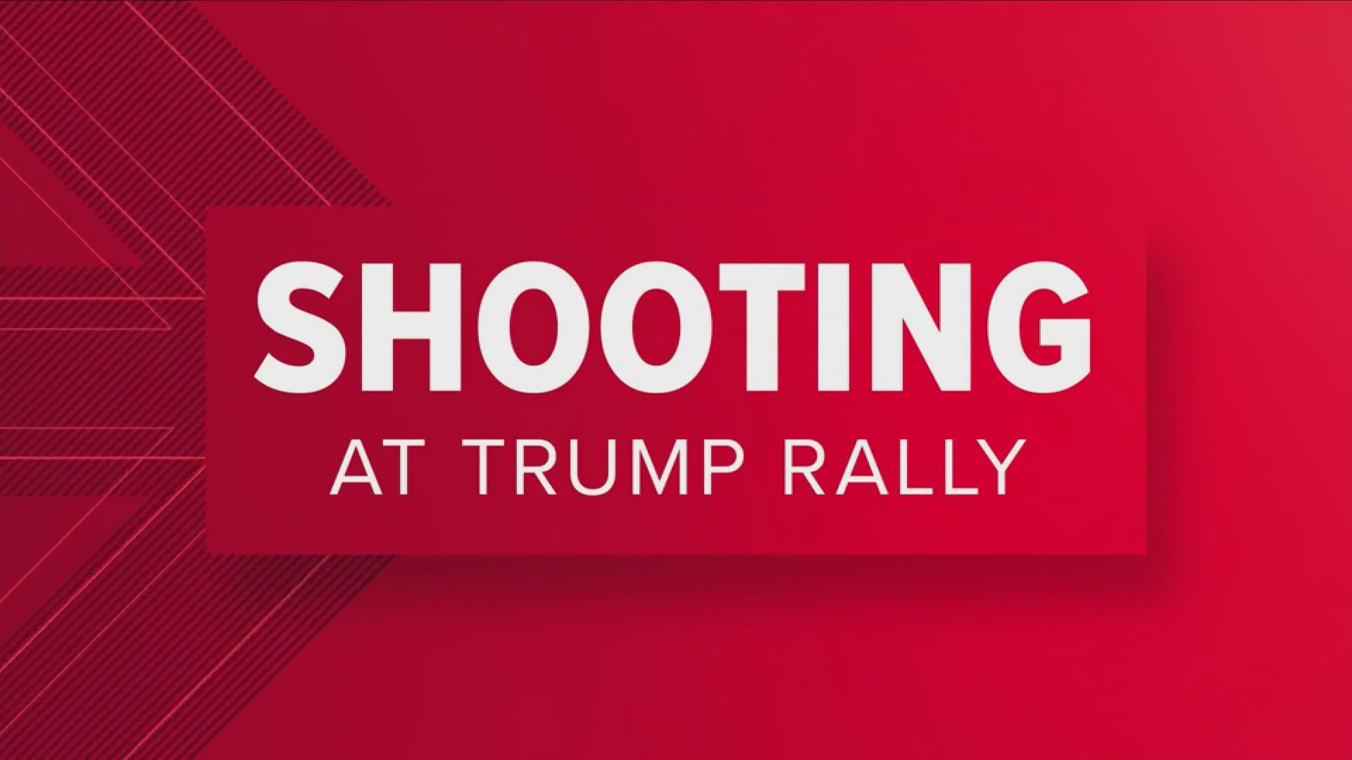 Authorities say the suspected shooter is dead. One rally attendee was killed and two other  people were hurt.