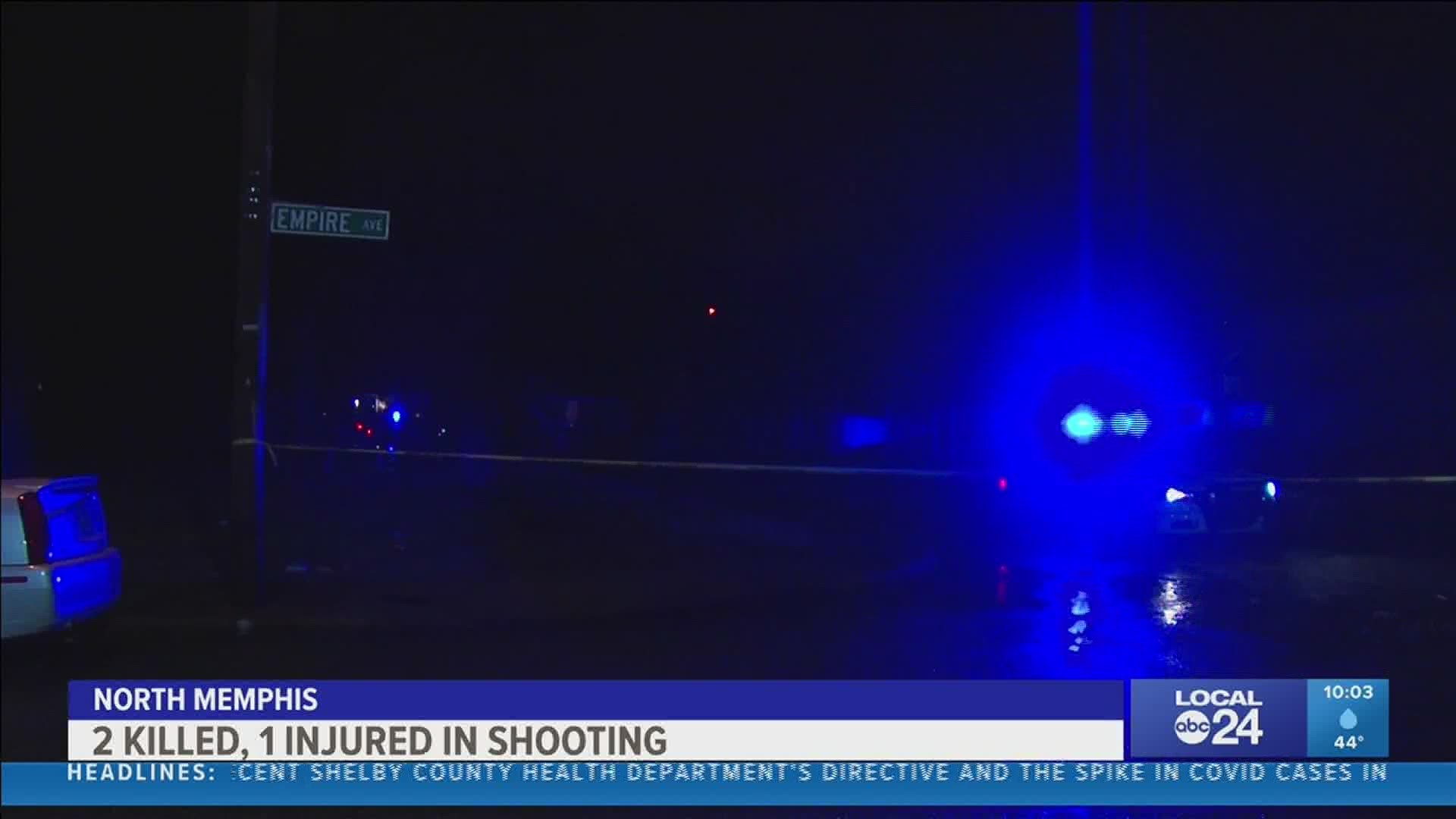 Two dead, one injured after triple shooting in North Memphis ...
