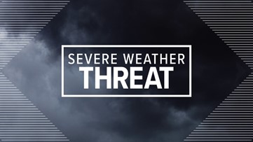 Severe thunderstorms possible this evening & tonight