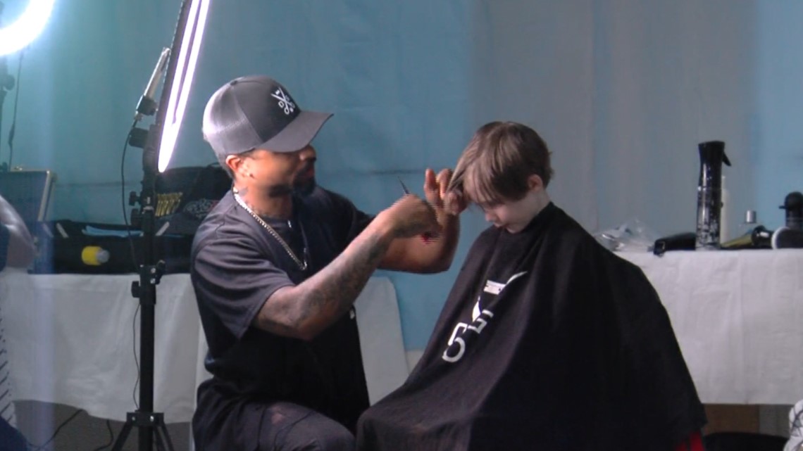 Olive Branch elementary students receive free haircuts - Vimarsana News