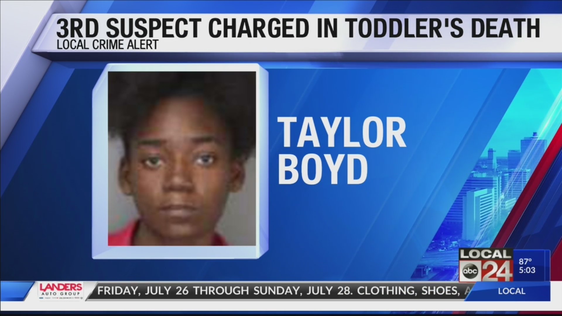 2nd fugitive arrested in shooting death of two-year-old Memphis girl last year