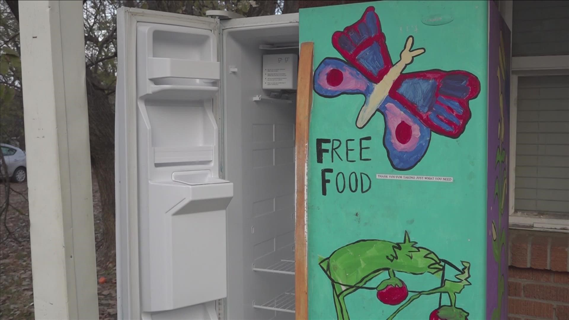 Free food can be accessed at three locations — on Tillman in Binghamton, behind the first congregational church in Cooper Young or near Trinity Church on Highland.