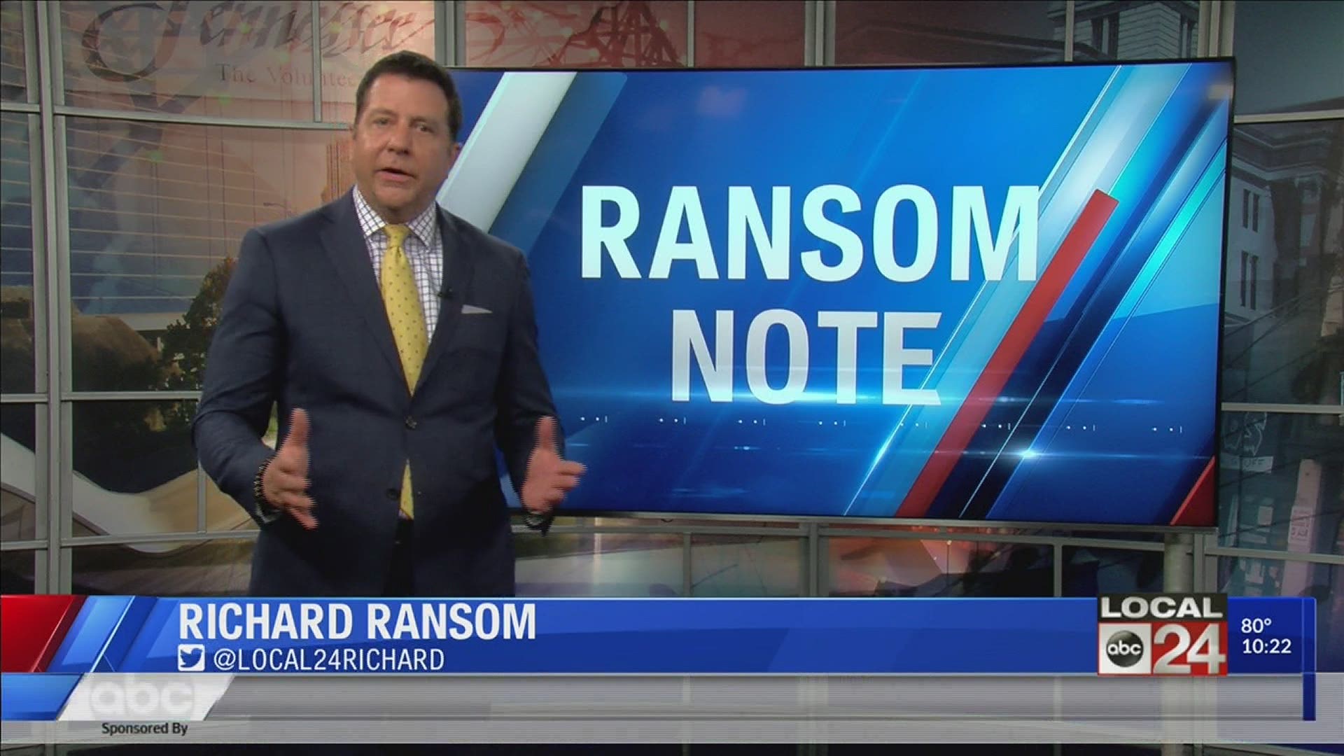 Local 24 News Anchor Richard Ransom looks at the latest development in the project in his Ransom Note.
