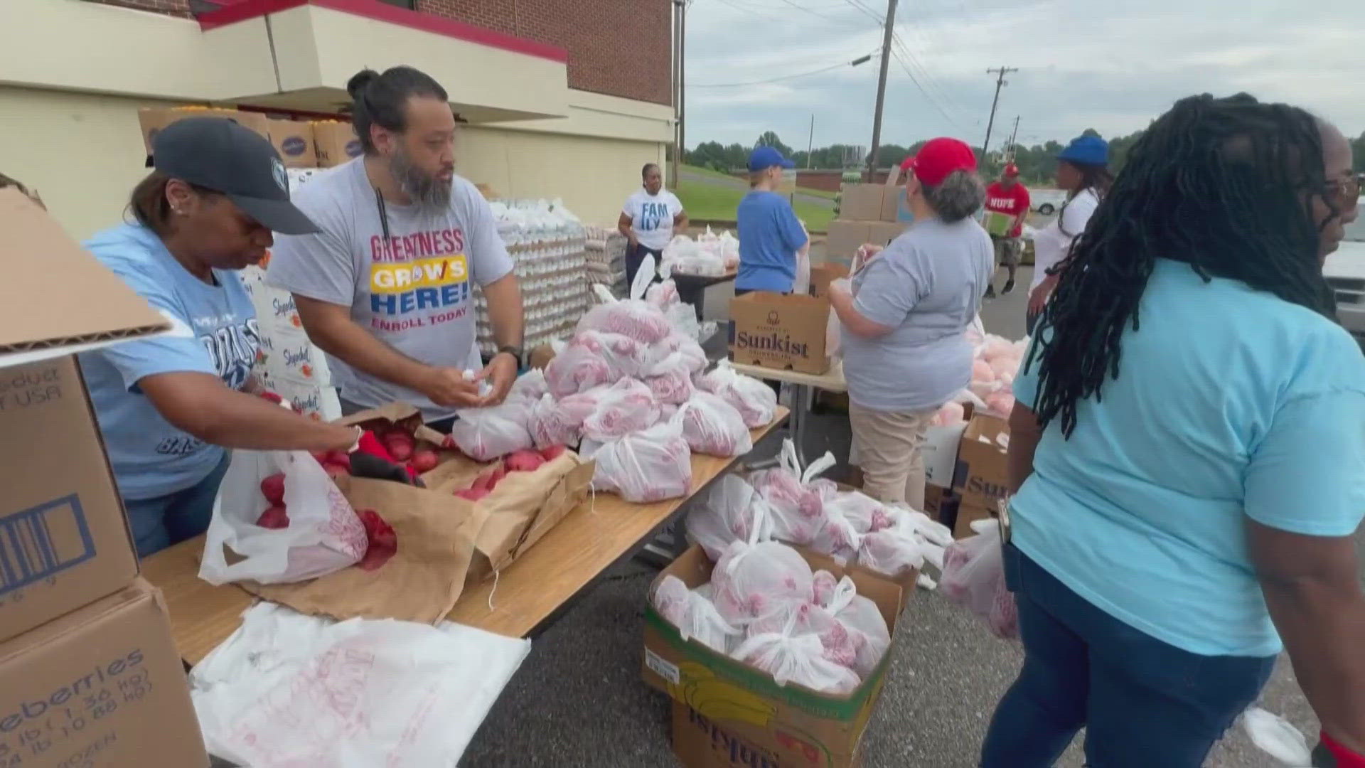 Mid-South Food Bank has teamed up with MSCS to help fight food insecurity in our community.