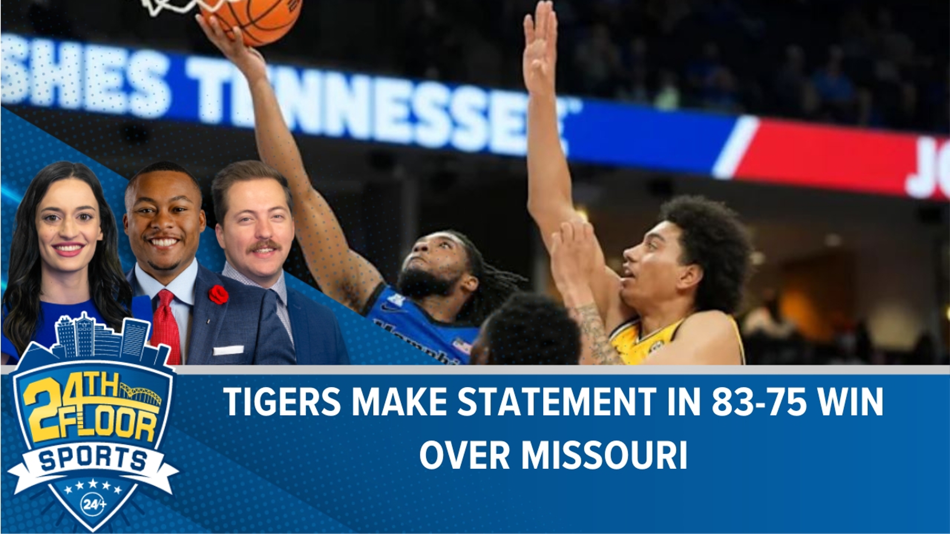 Tigers beat Missouri 83-75 on Monday Night; PJ Haggerty led the way with 25 points, six rebounds and five assists.