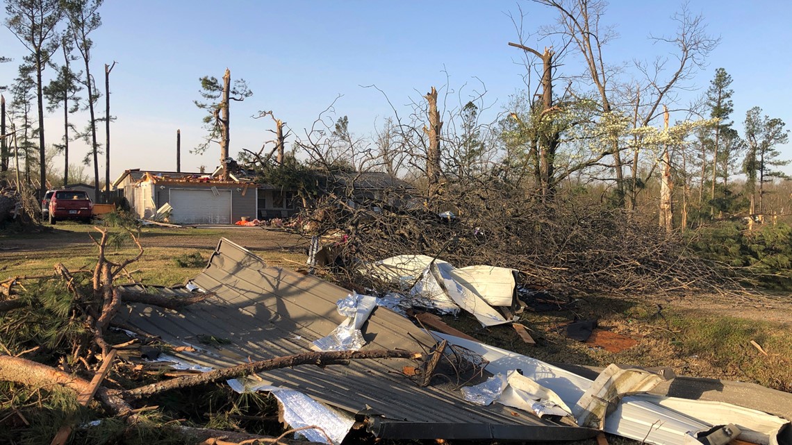 Wynne, Arkansas tornado damage drone video | localmemphis.com